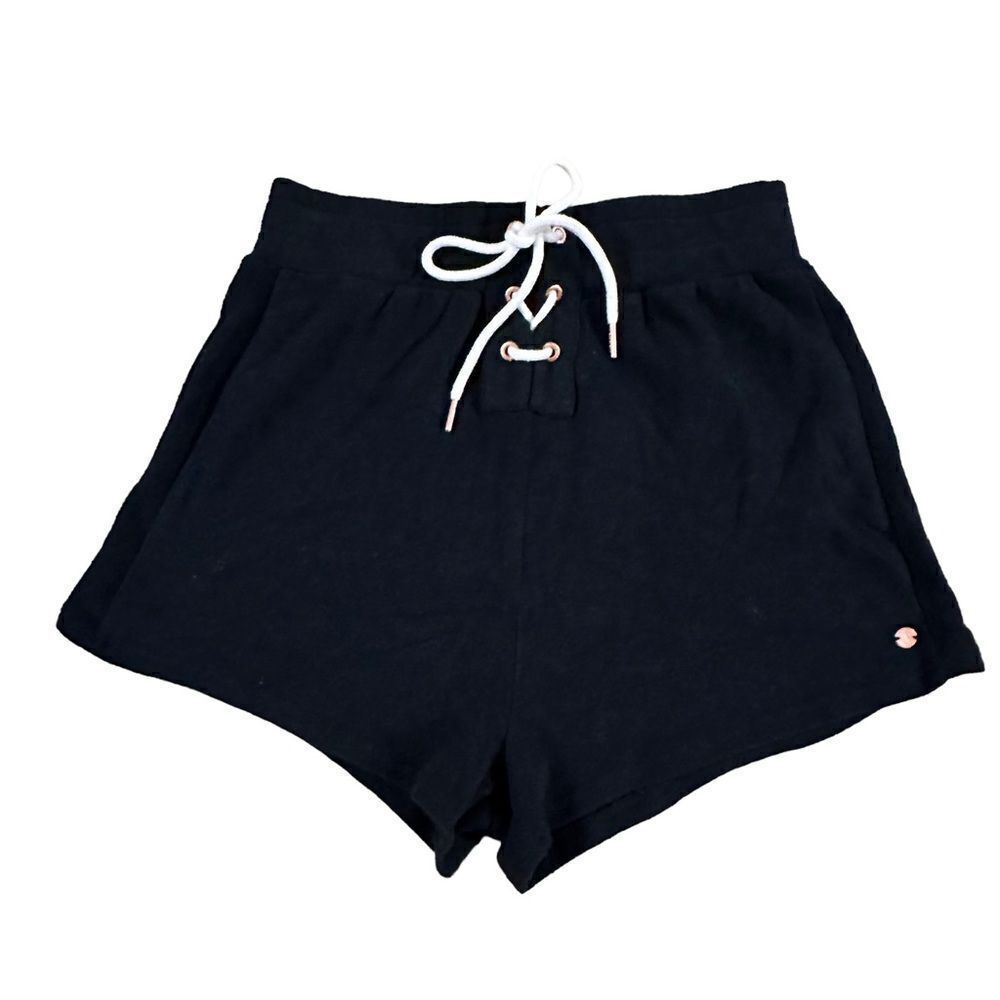Volcom ~ Black Pull-on Shorts ~ size XS ~ lightweight ~ soft/comfy ~ lace up